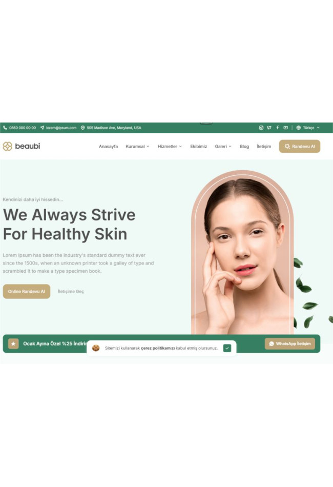 Kuaför, SPA ve Güzellik Salonu Yazılımı