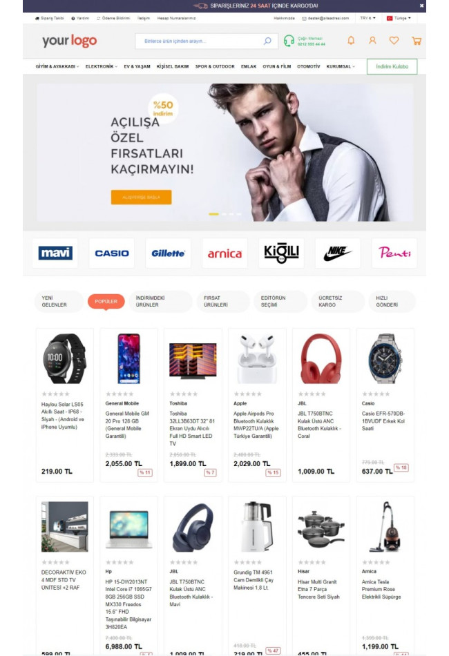 Php E-Ticaret Paketi AVM
